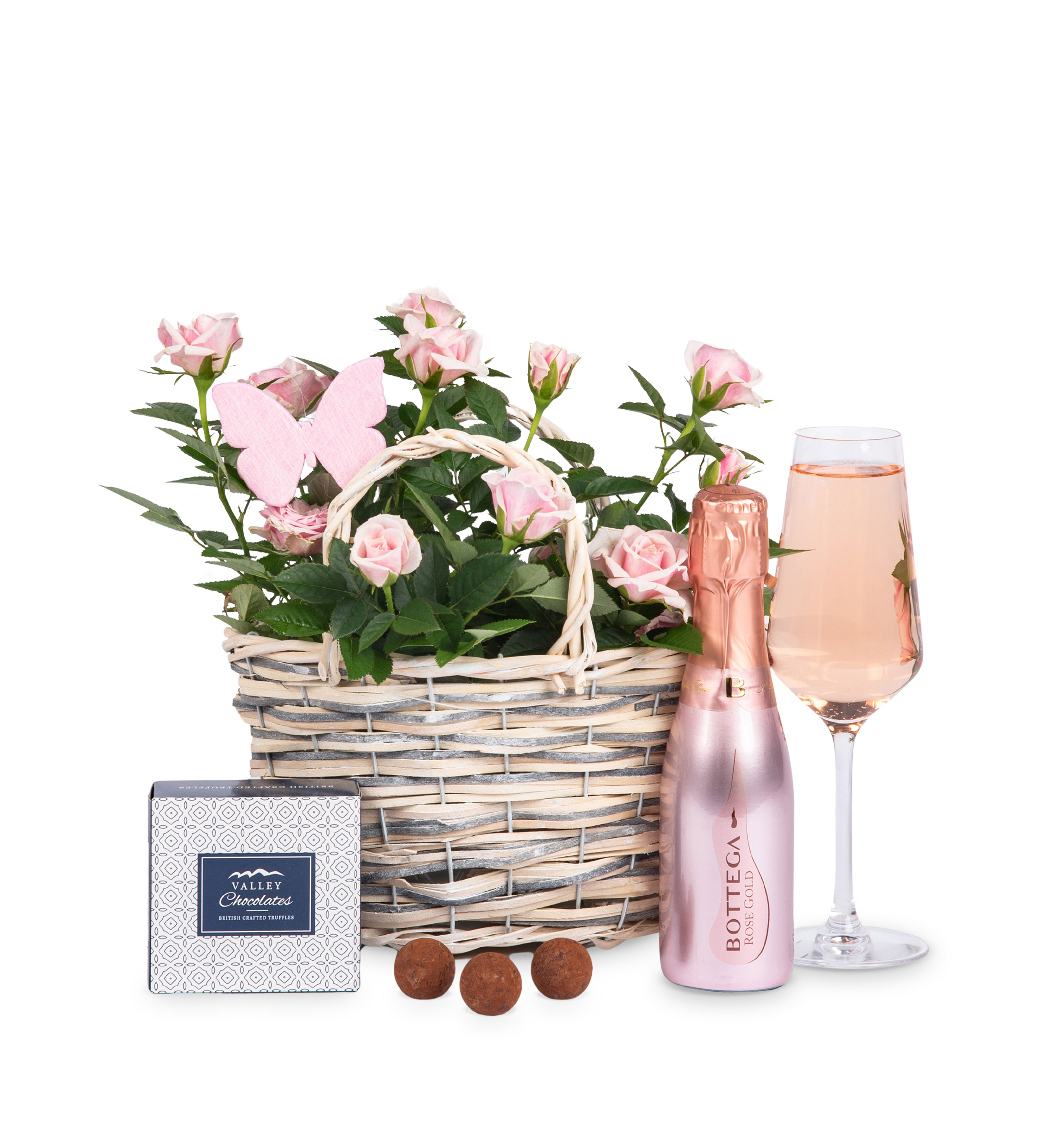 Rose and Bottega Basket