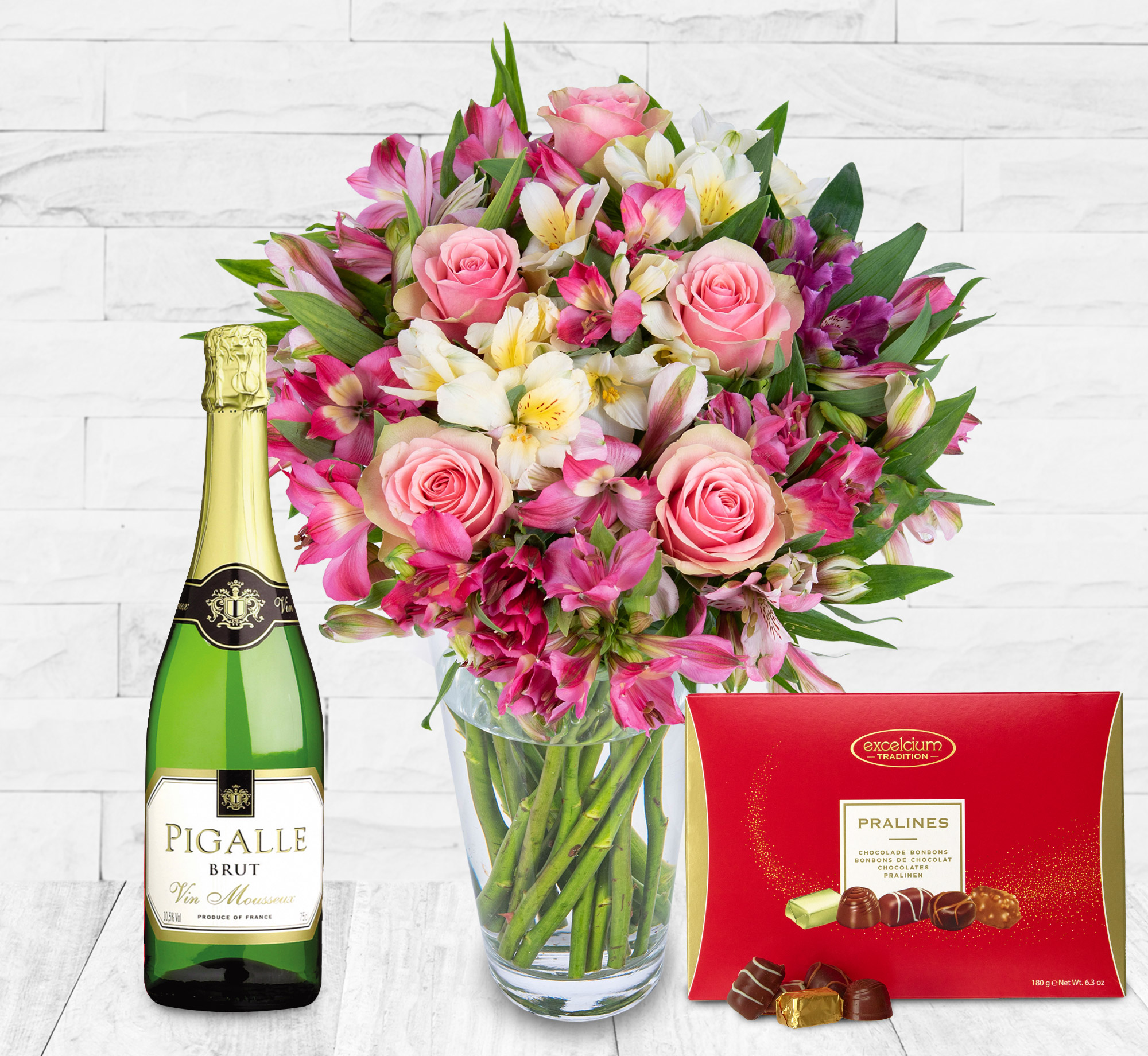 Peruvian Lily & Rose Deluxe Gift