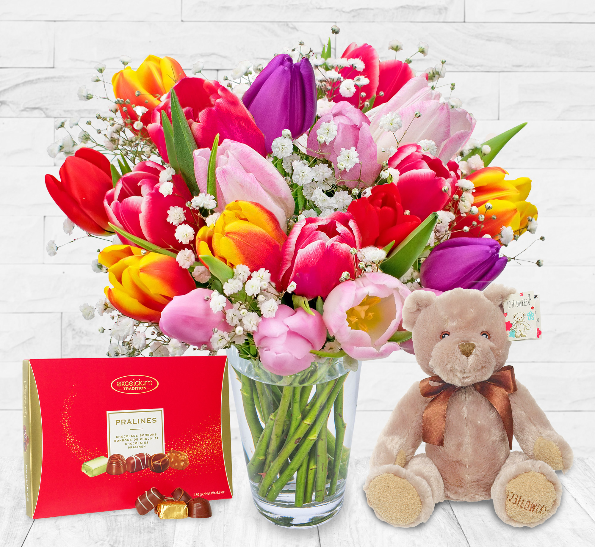 Tulip Delights Cuddle Bundle