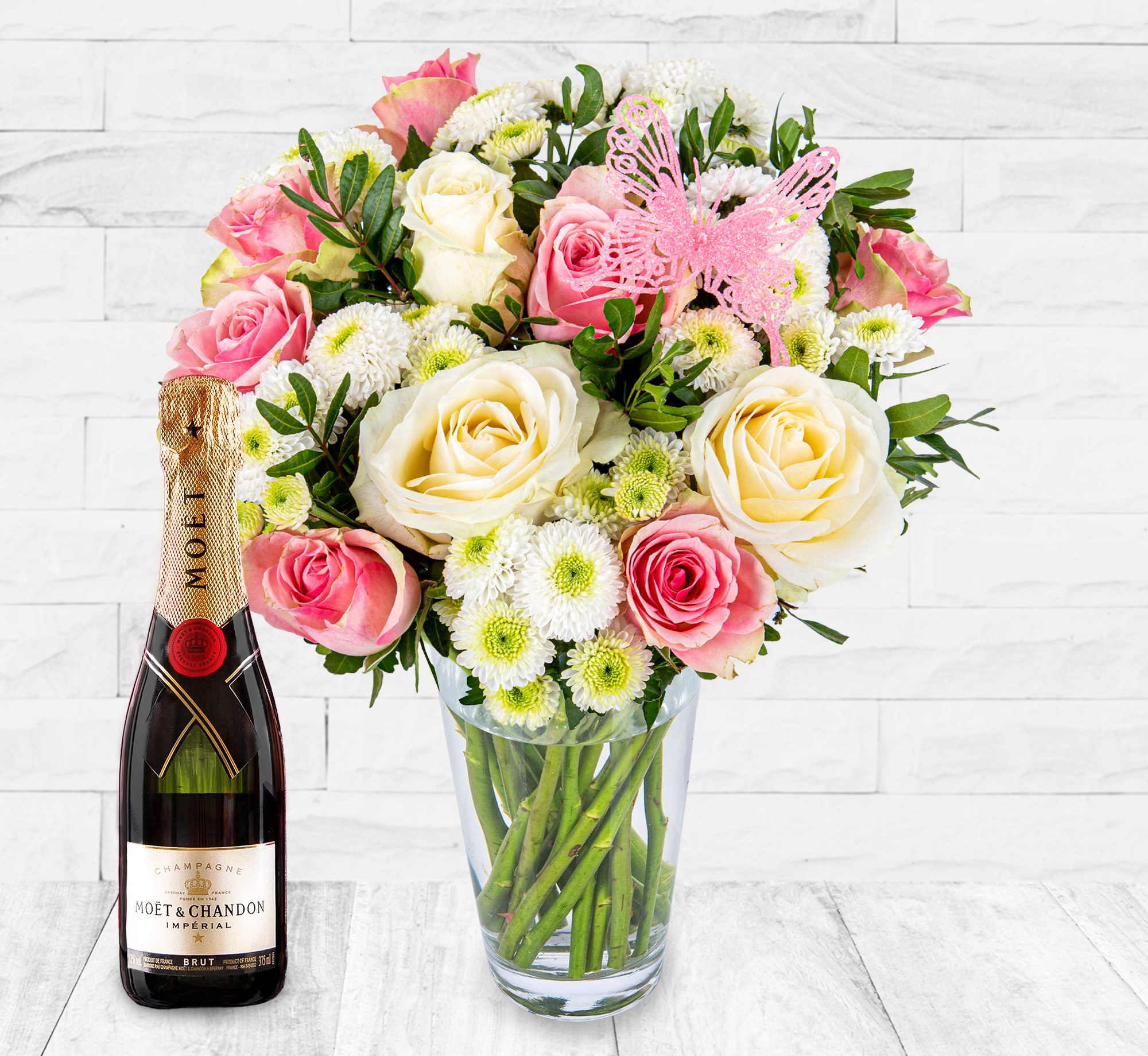 Rose Delights & Moet 37.5