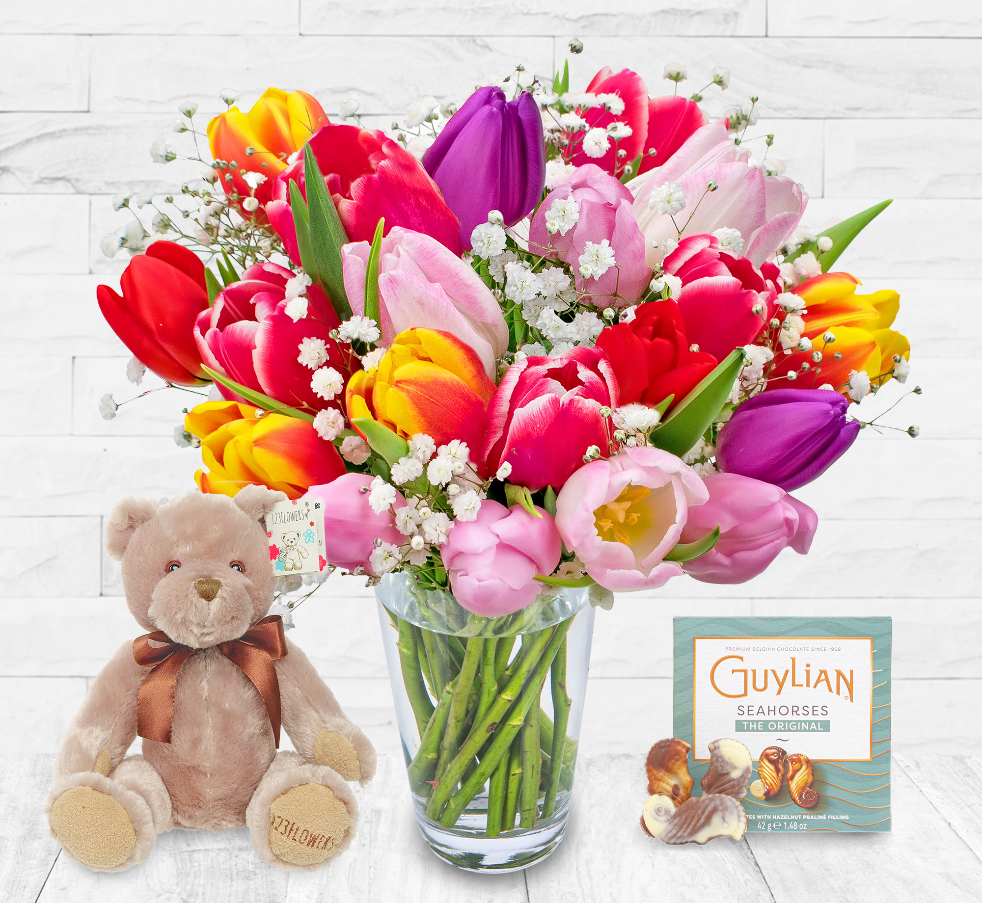 Tulip Delights Cuddle Bundle