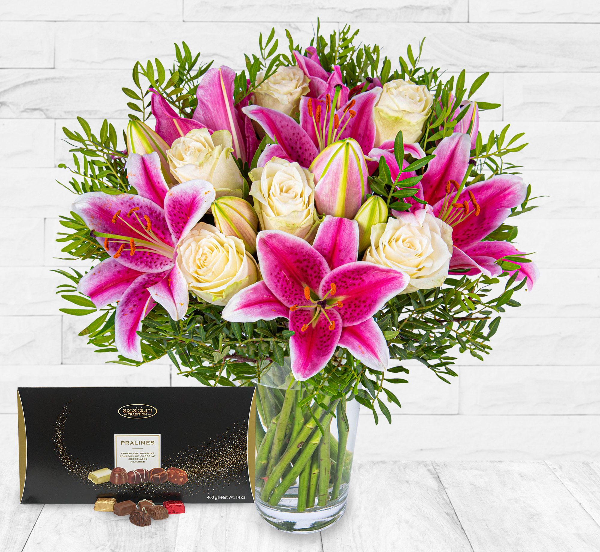 Classic Roses and Lilies Deluxe