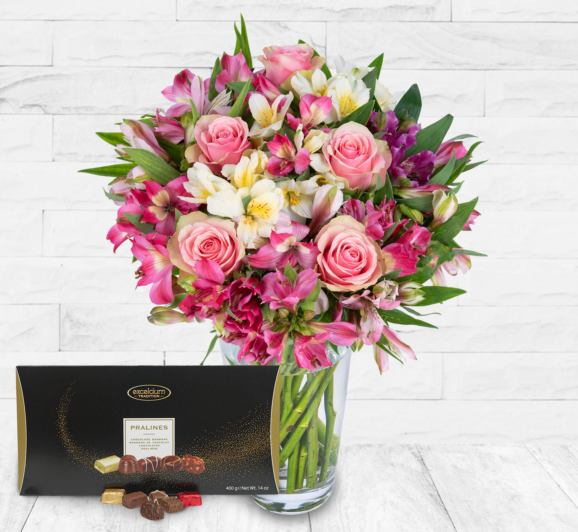 Peruvian Lily & Rose Cocoa Gift