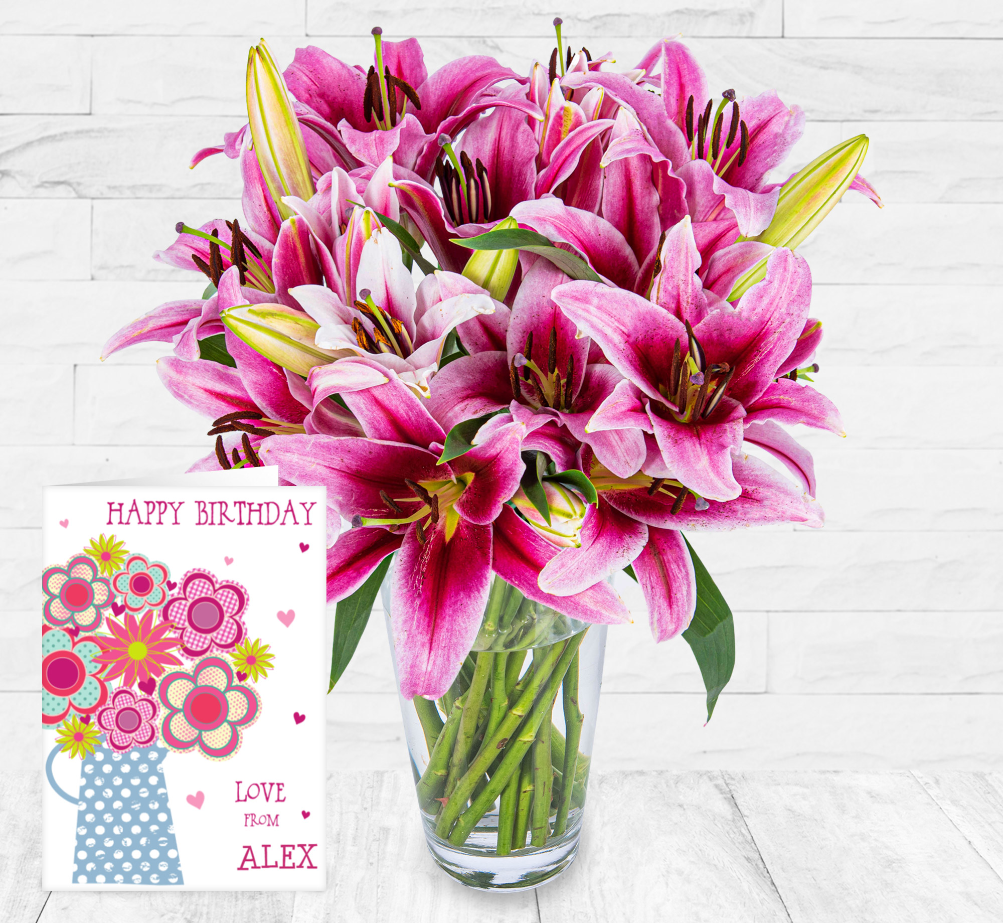 Luxury Pink Lilies