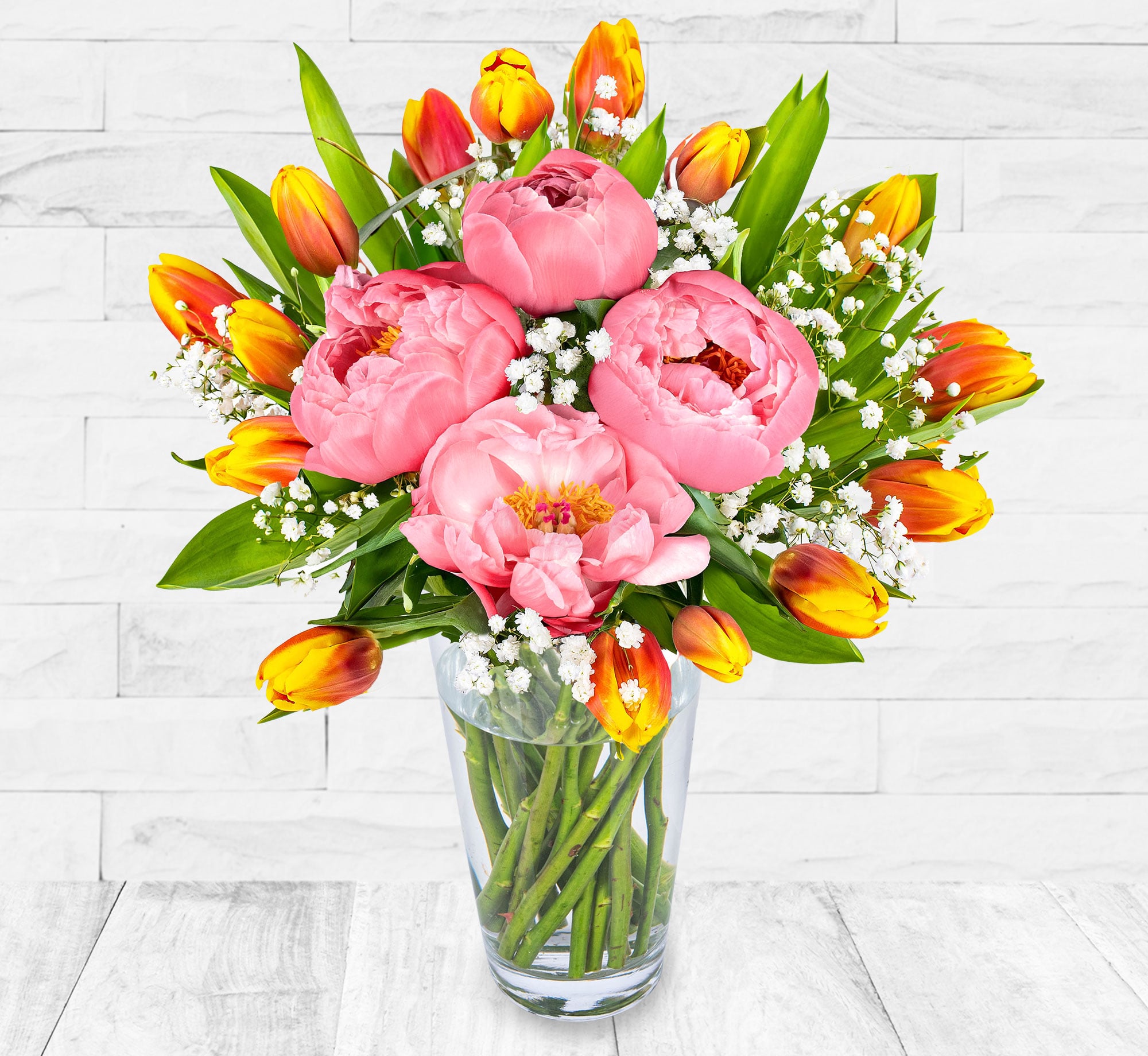 Peonies & Tulips