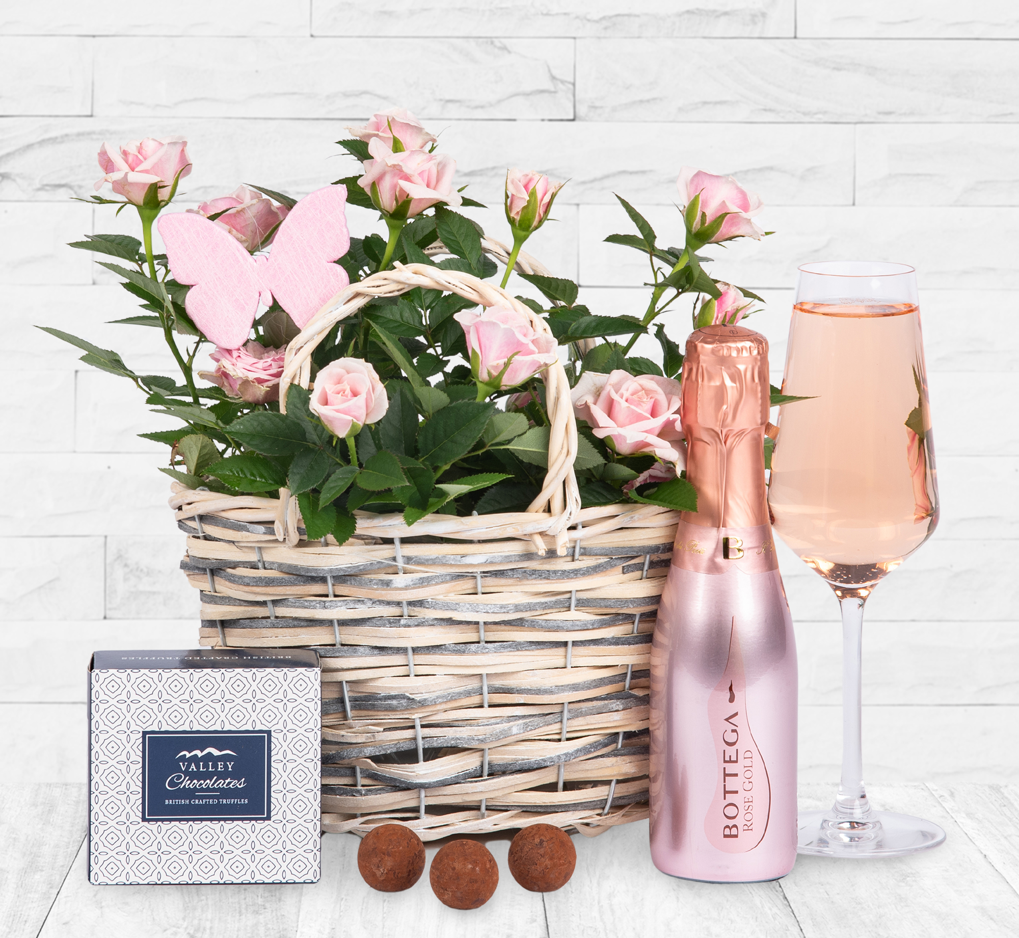 Rose and Bottega Basket