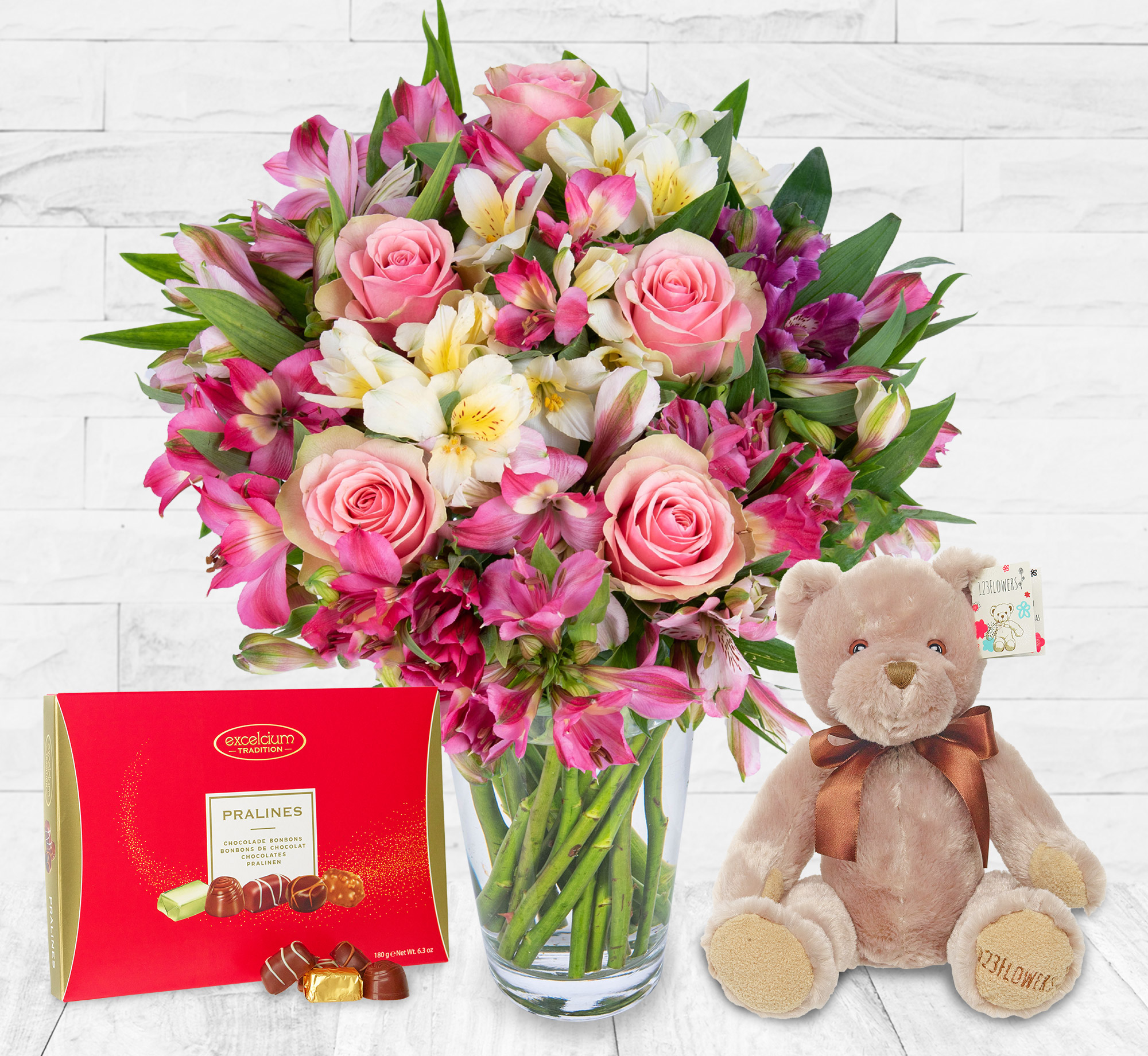 Peruvian Lily & Rose Cuddle Bundle