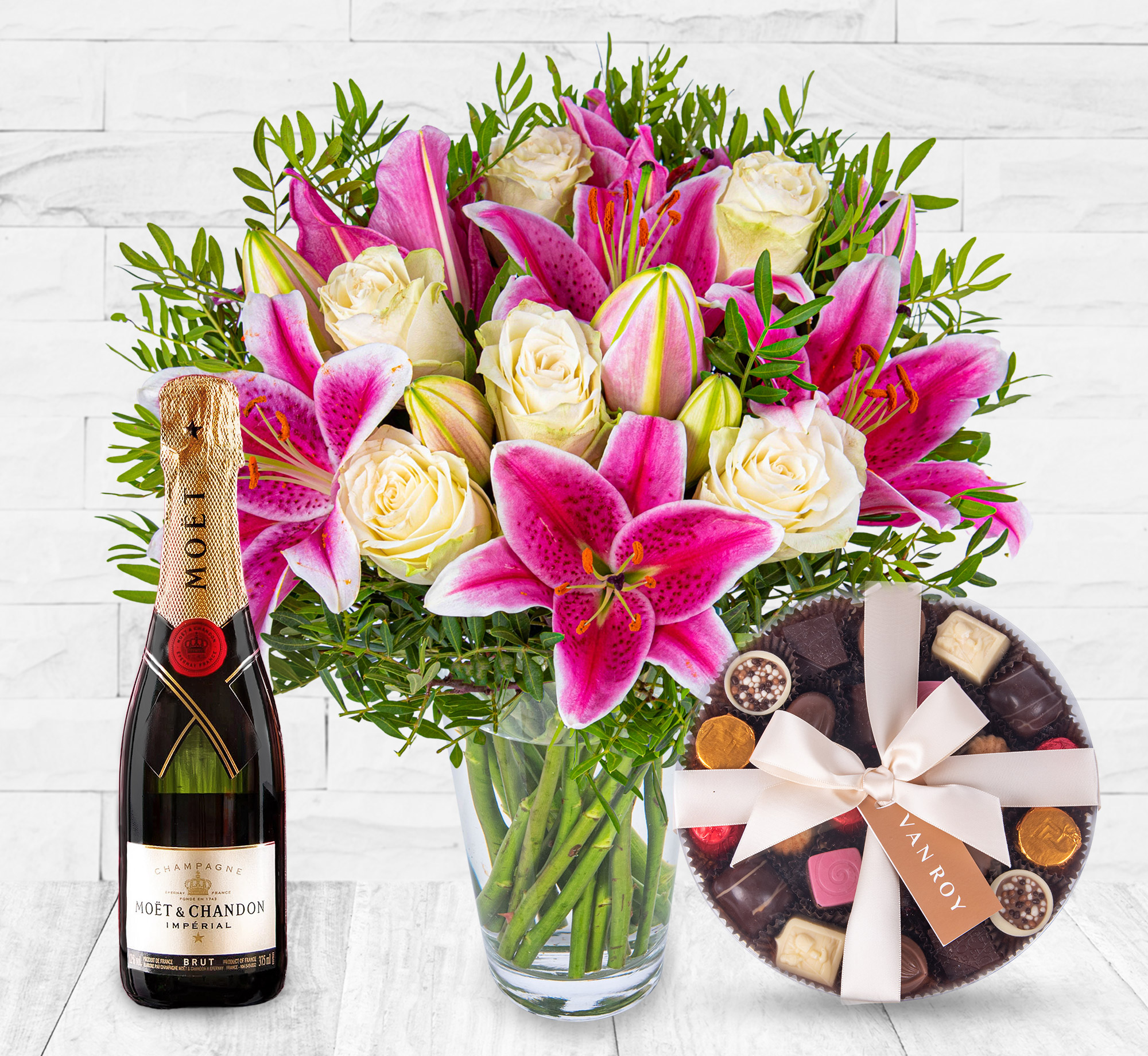 Classic Roses and Lilies Elegance Gift