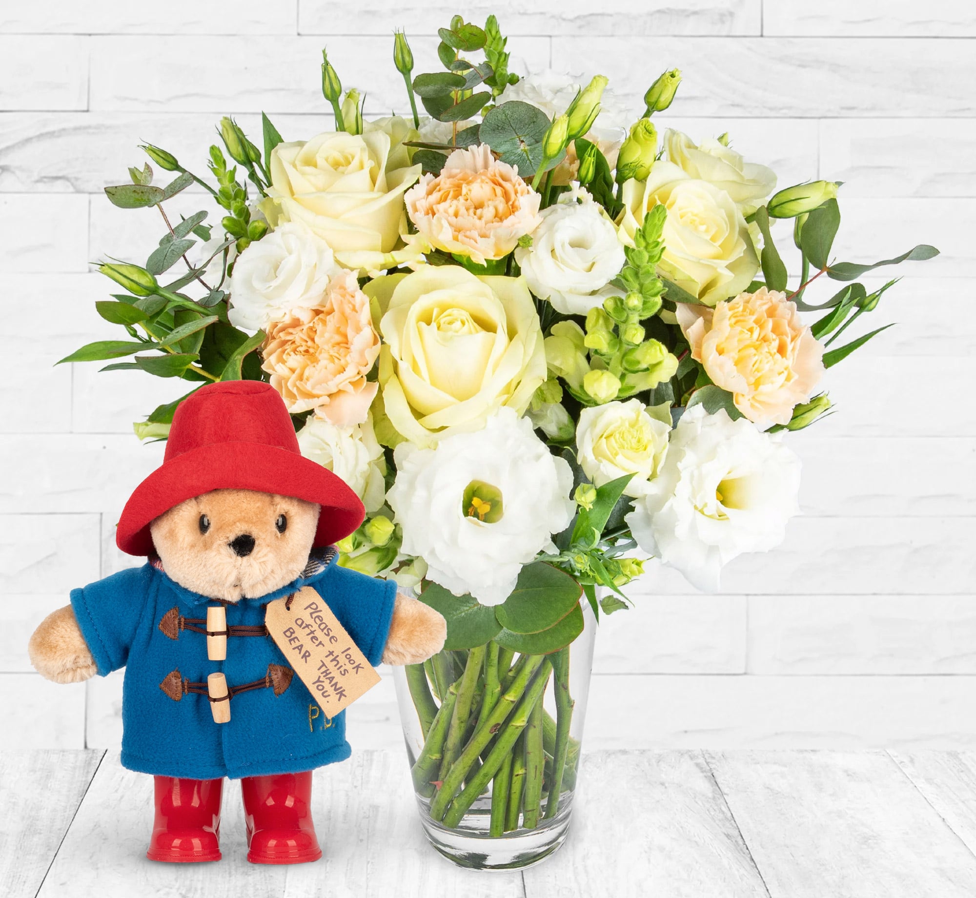 Blushing Elegance With Paddington Bear