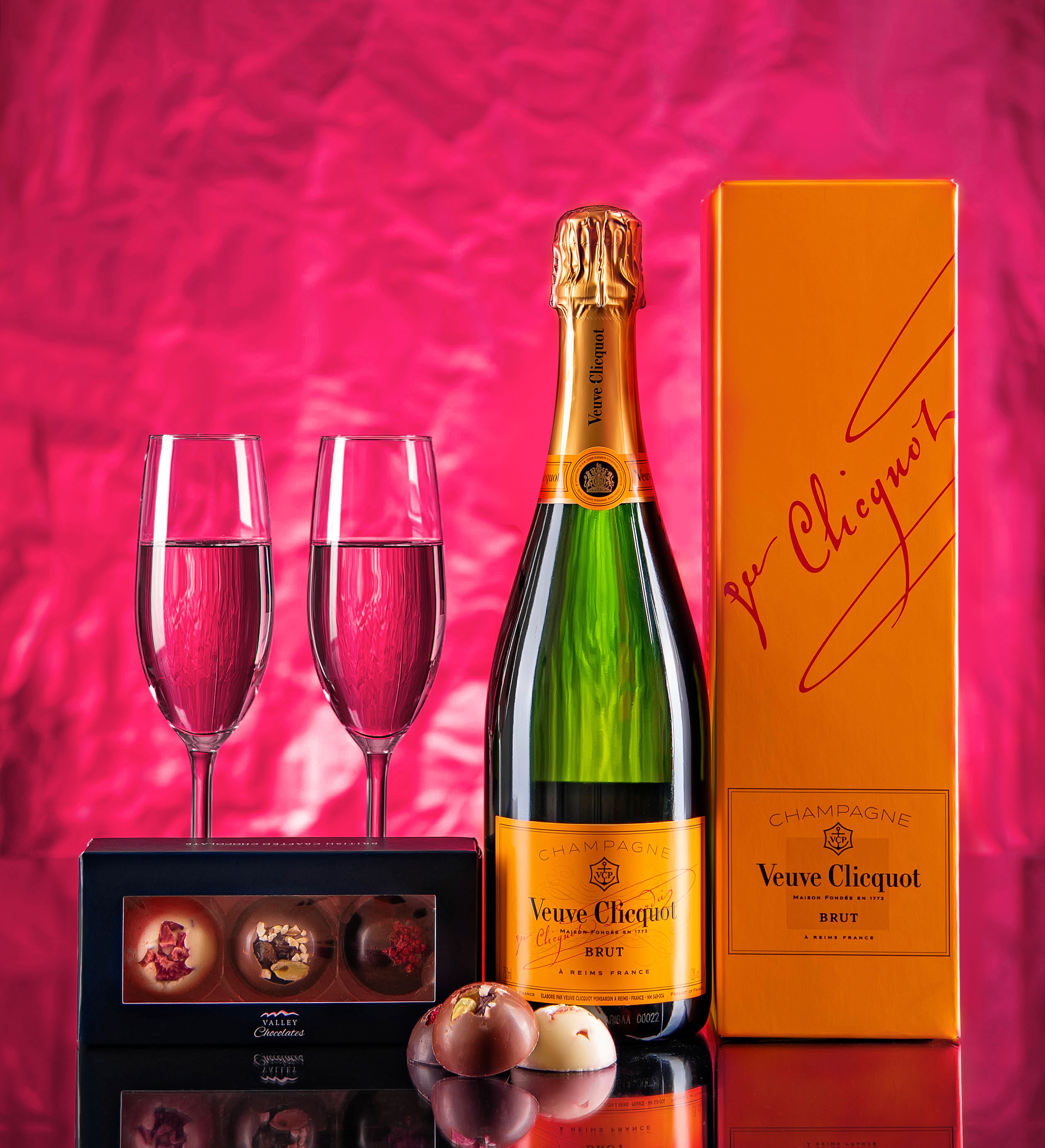 Veuve Clicquot and Chocolates