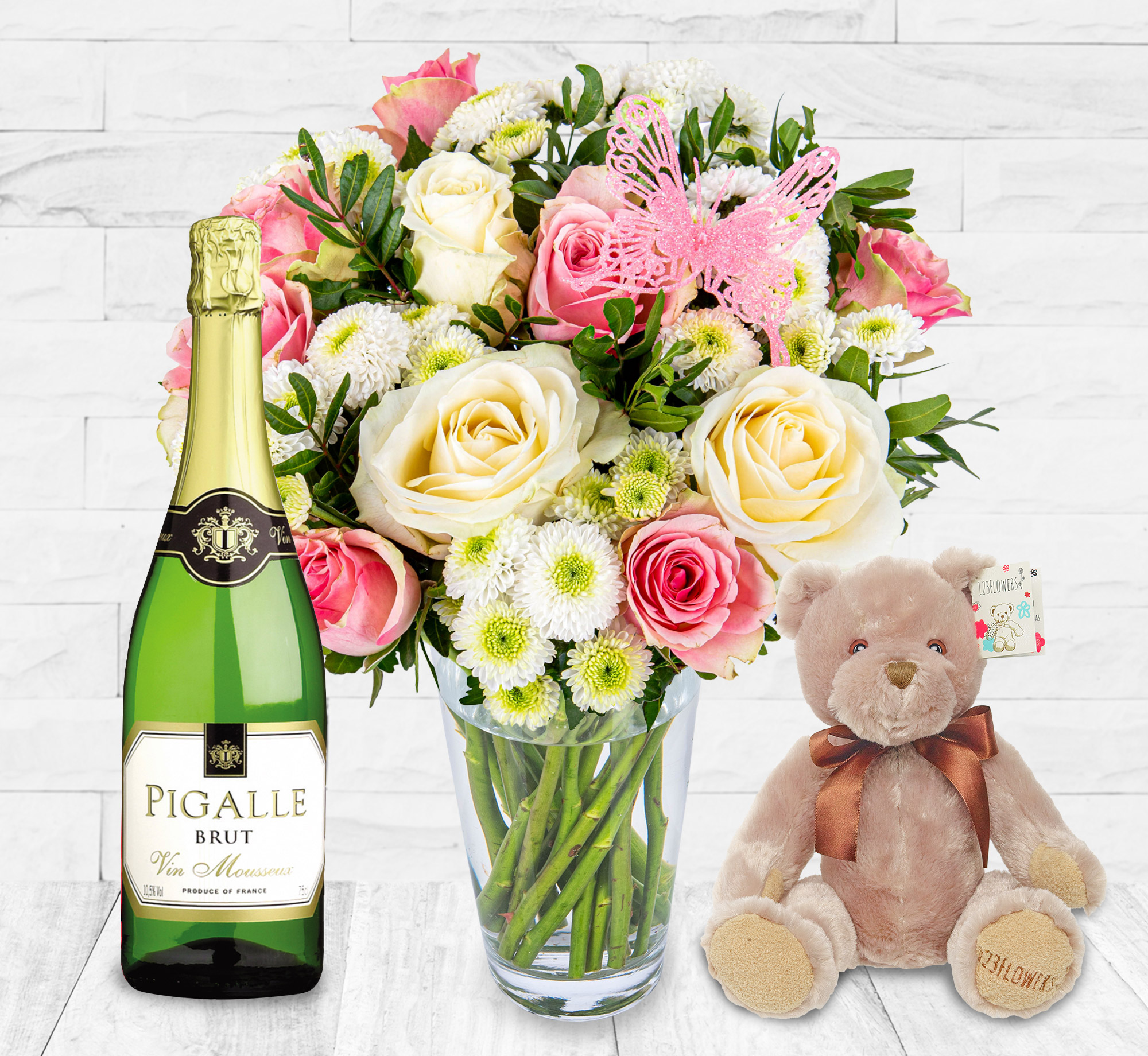 Rose Delights Fizz Bundle